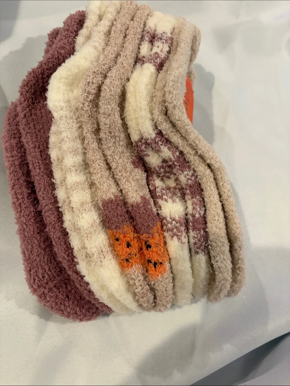 MeMoi Plush Halloween Cozy Socks 5-pack